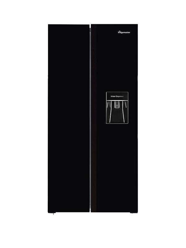 Fridgemaster MS83430DEB American Fridge Freezer - Black